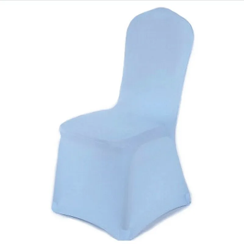 Spandex Chair Cover Solid Anti-slip Cover Stretch Wedding Banquet Party Elastic Slipcover Modern Kitchen Seat Case Chair Covers