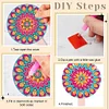 DIY Diamond Painting Mirror Kit for Adults Kids Beginners (Mandala)