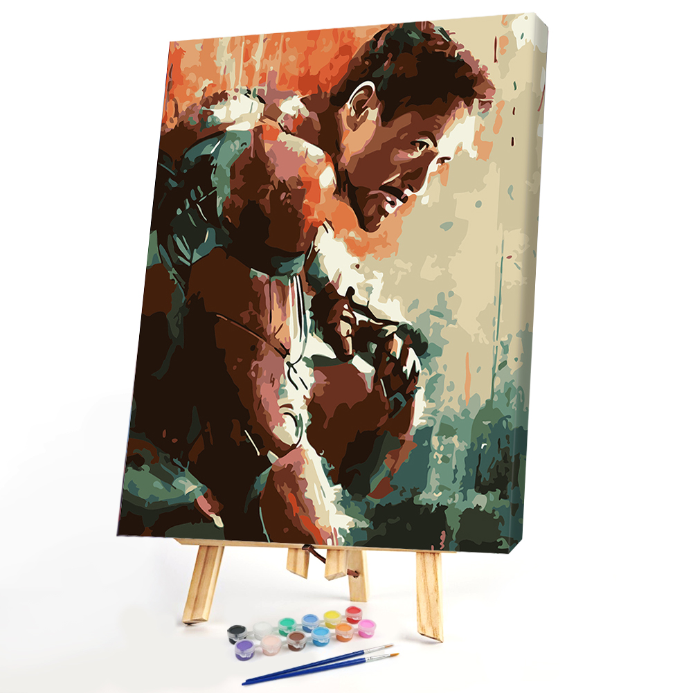 

40*50cm - Paint By Numbers - Righteous Man, 501 Original