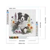 Diamond Painting-DIY Full Round Drill Cute Dog