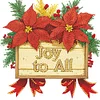 >SALE<Acrylic Christmas Diamond Art Painting Hanging Ornament Kit (Joy to All)