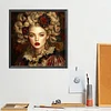 Retro Girl - Diamond Painting - Full Round Drill (Canvas|40*40cm)