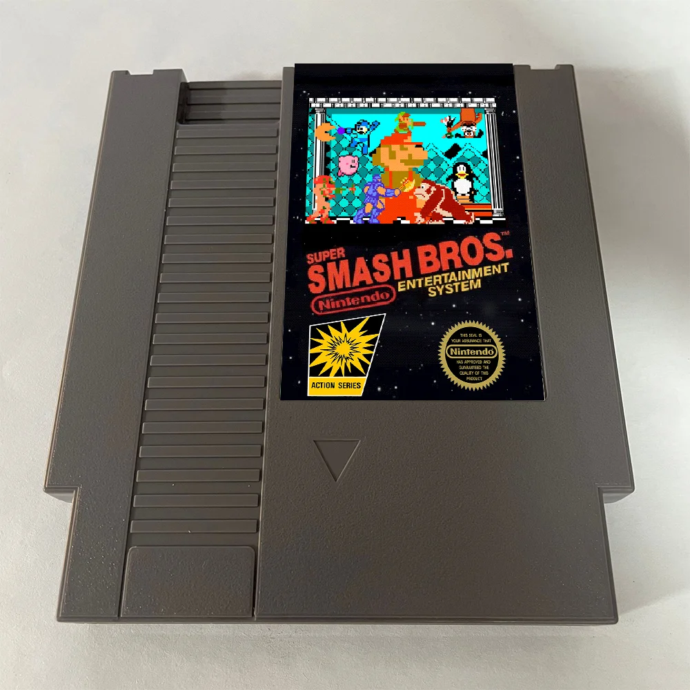 Super Smash Bros NES For Nintendo Entertainment System Console - 8 Bit Game Cartridge