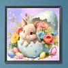 Diamond Painting -DIY Round Drill Rabbit In Egg