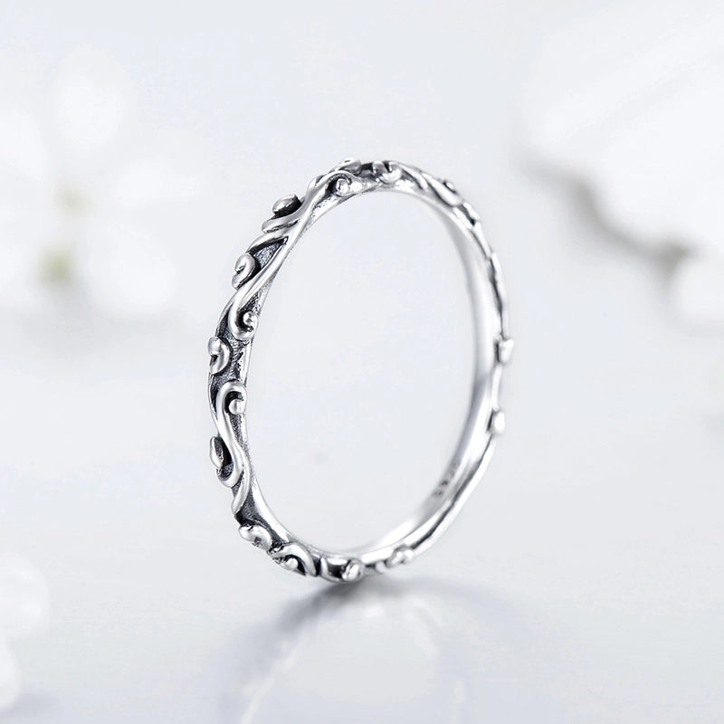 925 Sterling Silver Lines Rings
