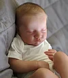 20'' Newborn Sleeping Baby Preemie Handmade Soft Reborn Baby Doll Boy Named Noren with "Heartbeat" and Sound - RBBI-Myrebornbabydoll&reg; Creativegiftss&reg;