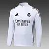 Joyfball 2025/2026 Real Madrid Half-Pull Training Suit White Football Shirt 1:1 Thai Quality