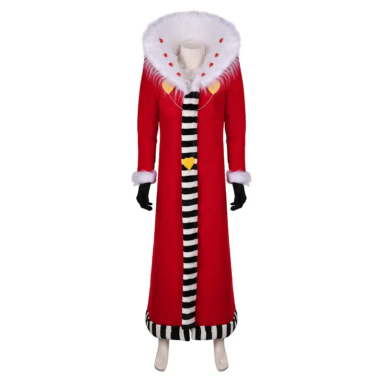 Hazbin Hotel (2024) Valentino Red Coat Outfits Cosplay Costume Halloween Carnival Suit