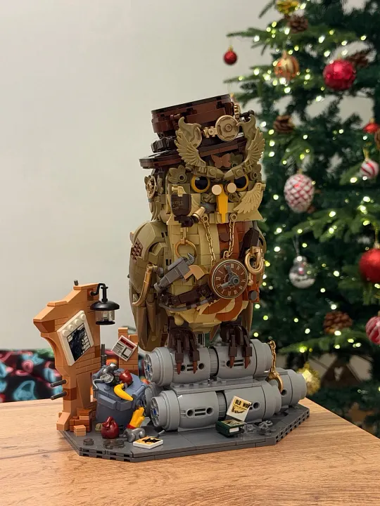 Mechanical owl building set