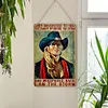 Cowgirl - Enseignes en bois(20*30cm/30*40cm)