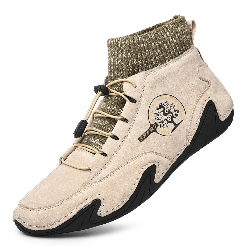 Dacomfy Men's Mid-cut short boots tooling boots 