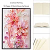 DIY Flowers A5 Special Shaped 50 Pages Diamond Painting Notebook
