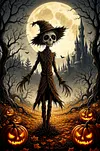 Luxury AB Velvet Diamond Painting Kit - Skull