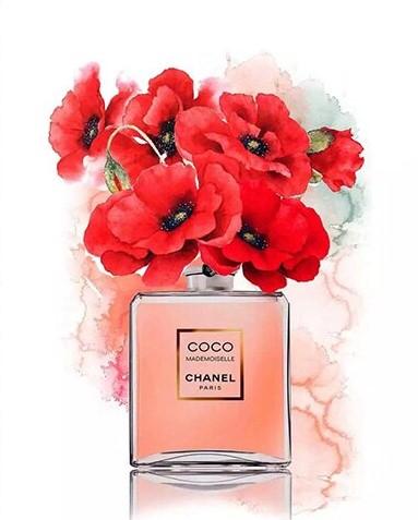 

Perfume Pink Flower – Paint By Numbers - 40*50CM, 501 Original