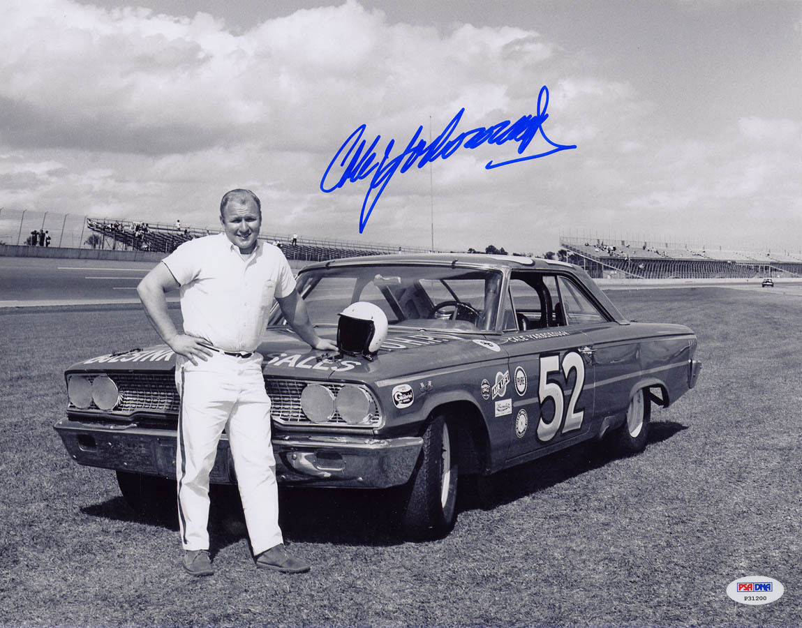 Cale Yarborough SIGNED 11x14 Photo Poster painting NASCAR LEGEND PSA/DNA AUTOGRAPHED