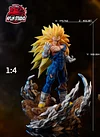 1/6 & 1/4 Scale Super Saiyan 3 Son Goku & Vegeta - Dragon Ball Resin Statue - Kylin Studio