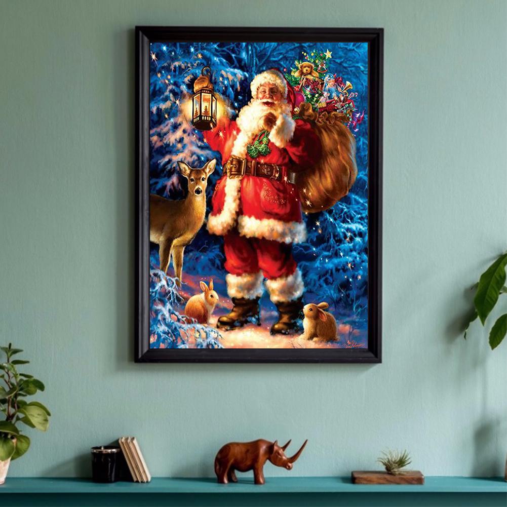 

(Multi-Size) Santa Claus - Round/Square Drill Diamond Painting - 30*40CM, Square diamond 30*40cm, 501 Original