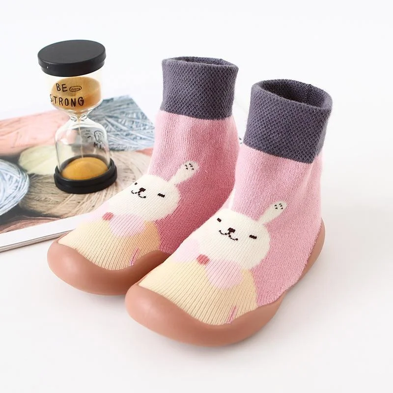 Baby Boy Girl Shoes Autumn Winter Spring Infant Nonslip Sock Kid Soft Rubber Sole Sock Toddler Shoes Anti-slip Floor Socks Shoes