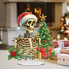 Acryl Weihnachtsbaum und Skelett - 5d DIY Handwerk Ornament