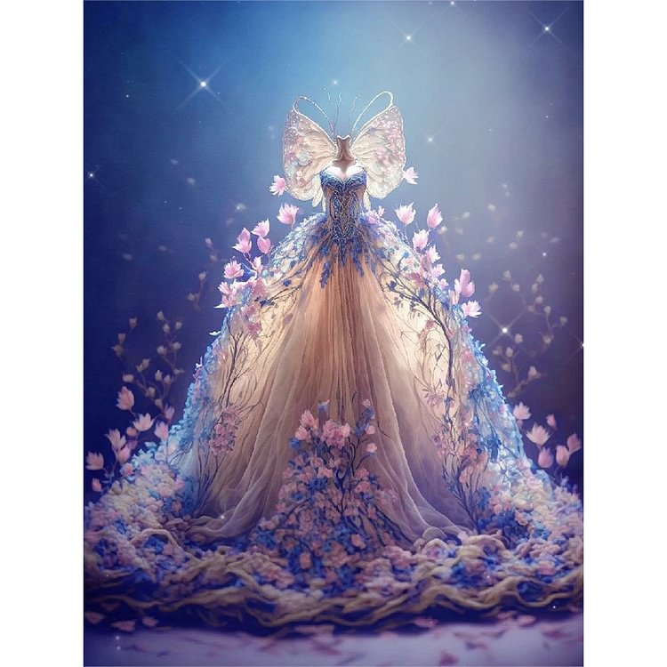 Full Round Drill Diamond Painting - Stunning Wedding Dress - 30*40cm