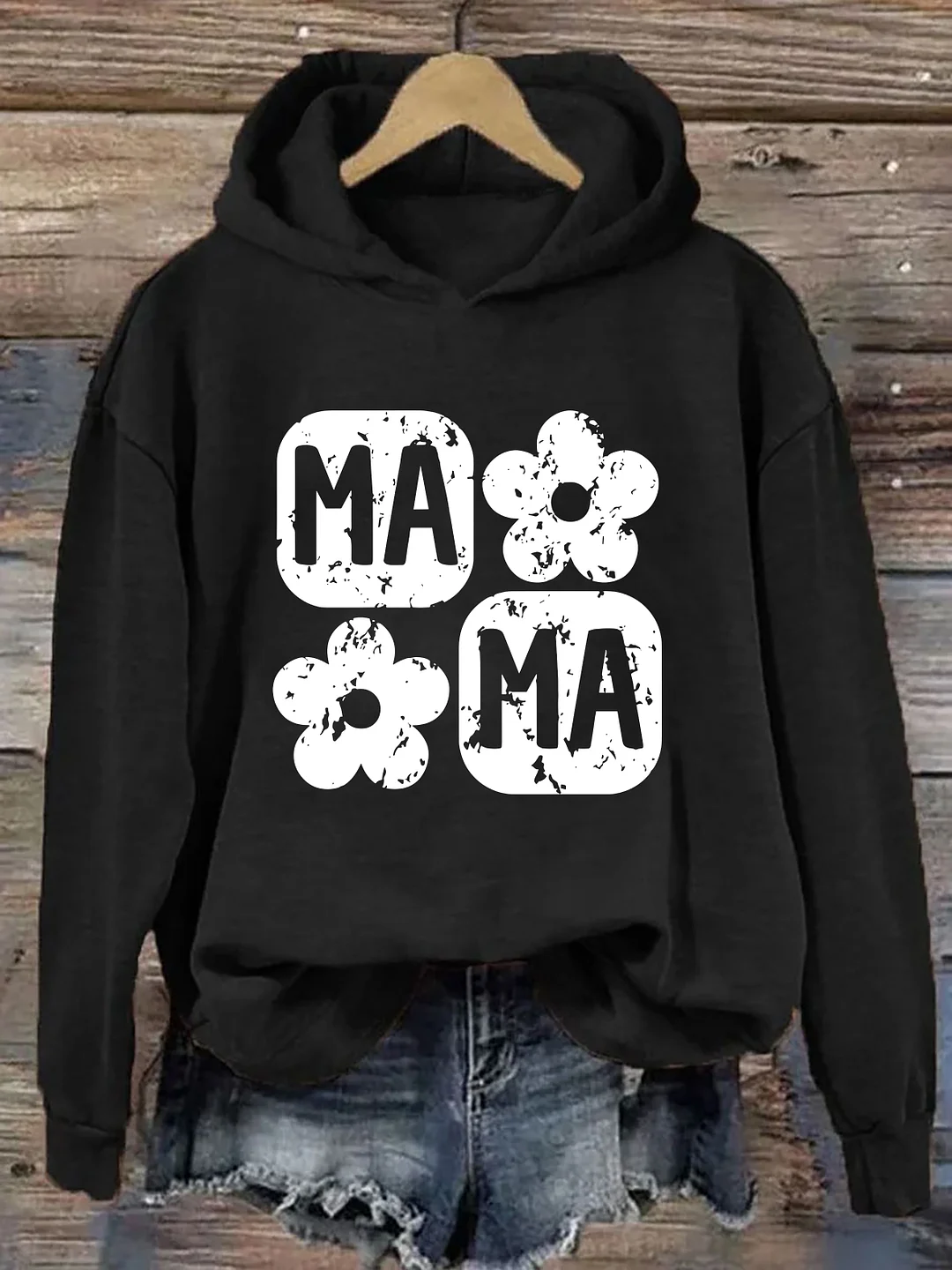 Checker Mama Hoodie