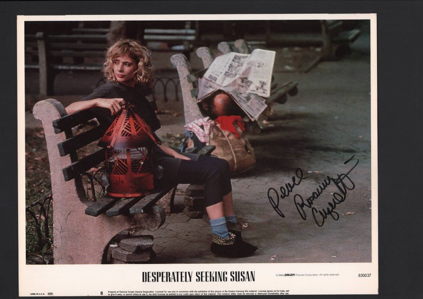 Rosanna Arquett - Signed Autograph Lobby Card