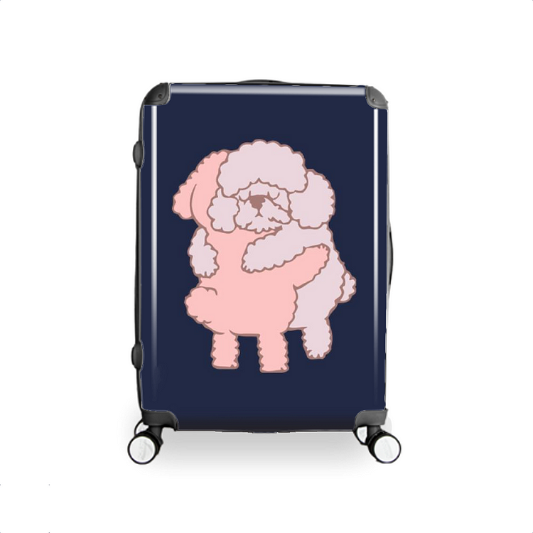 Hug Together, Poodle Hardside Luggage