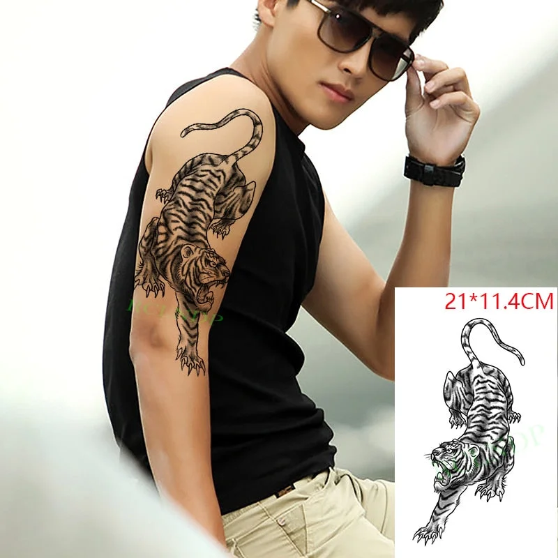 Waterproof Temporary Tattoo Sticker Arabic Letter Heart Love Pattern Personality Fake Tatoo Flash Tatto for Girl Women Men