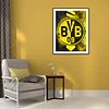 (Multi-Größe Rund/Vierkant) Fußball Borussia Dortmund - Volle Diamant Malerei