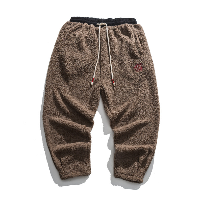 Plush Warm Loose Casual Pants