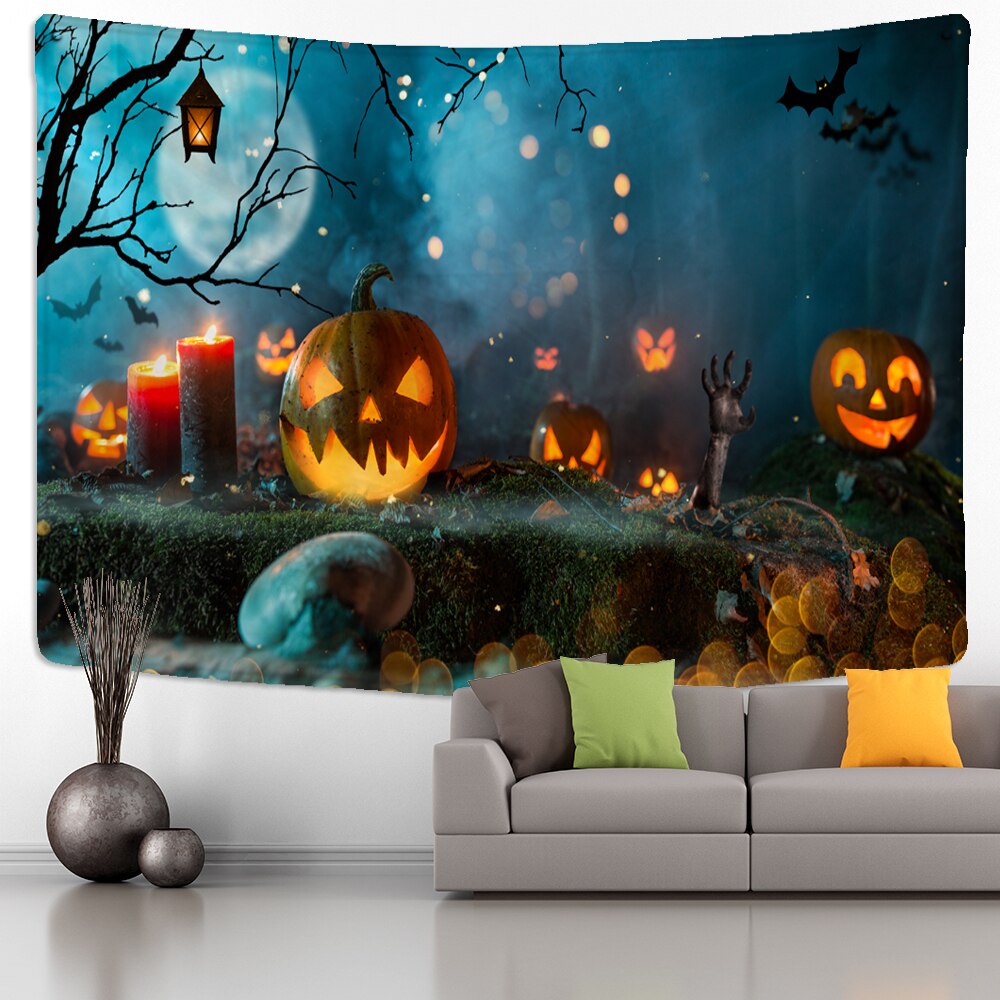 

Wall Tapestry - Halloween Pumpkin-150*130cm, 501 Original