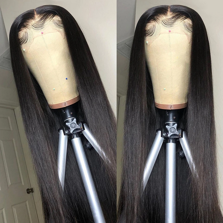 Silky Straight 13x4 Transparent Lace Front Wig