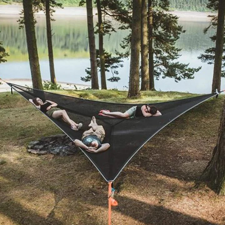MULTI-PERSON HAMMOCK- PATENTED 3 POINT DESIGN