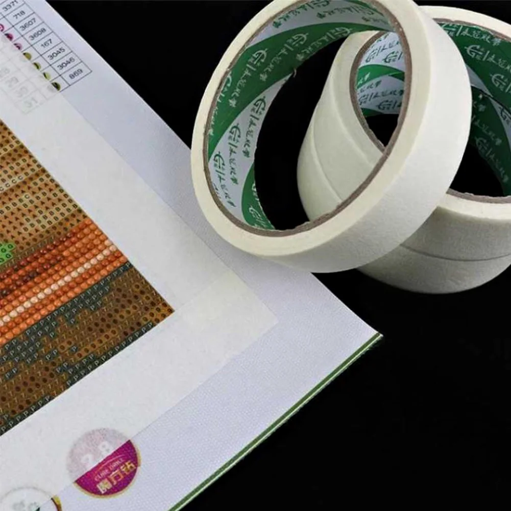 20m/Roll Anti-dirty Masking Tape Adhesive DIY Cross Stitch Sticker Writable