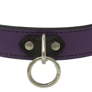 Pornhint Just Simply Purple Leather Collar