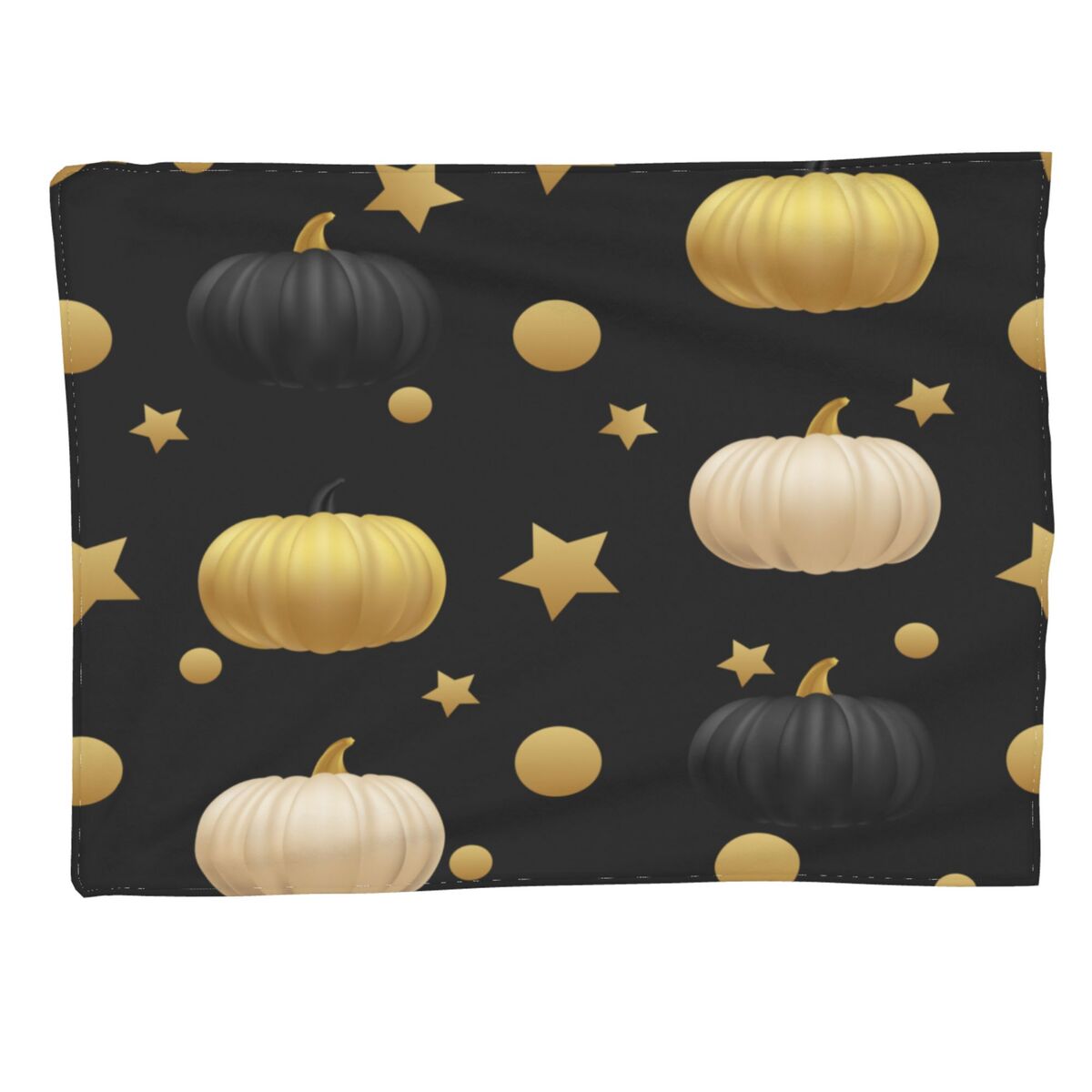 Pumpkins Dots Pattern Premium Throw Blanket