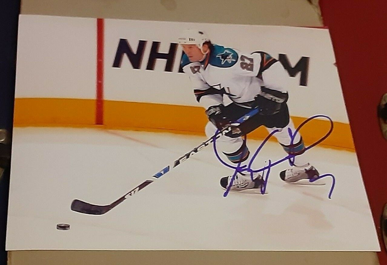 JEREMY ROENICK SAN JOSE SHARKS HOCKEY SIGNED AUTOGRAPHED 8X10 Photo Poster painting COA NHL