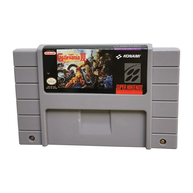Super Castlevania IV SNES For Super Nintendo Entertainment System - 16 Bit US Version Game Cartridge