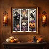 Spooky Trio 11CT 3-Strand Full Stamped Cross Stitch Kit 45*45cm
