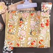 PETテープ - 50mm×6m ヴィンテージ カラフル フィッシュ フラワー 花 魚