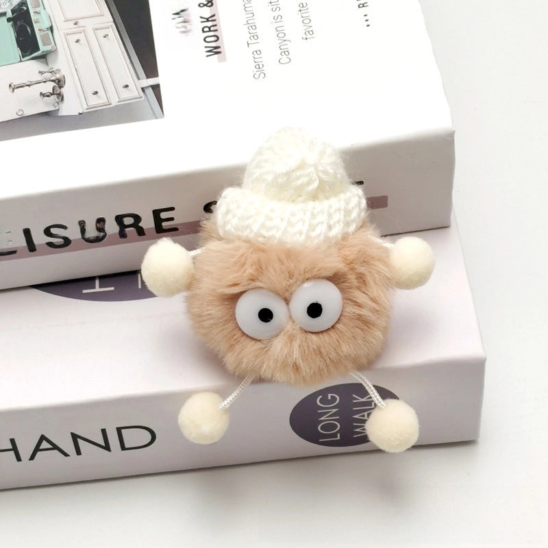 Shoelace Doll Plush DIY Accessories Briquette Shoe Flower Shoe Strap Buckle Decoration Little Doll Black Briquette Elf Shoe Buckle