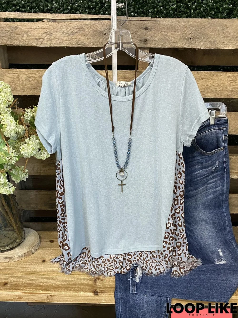 Leopard Casual Short Sleeve T-shirt