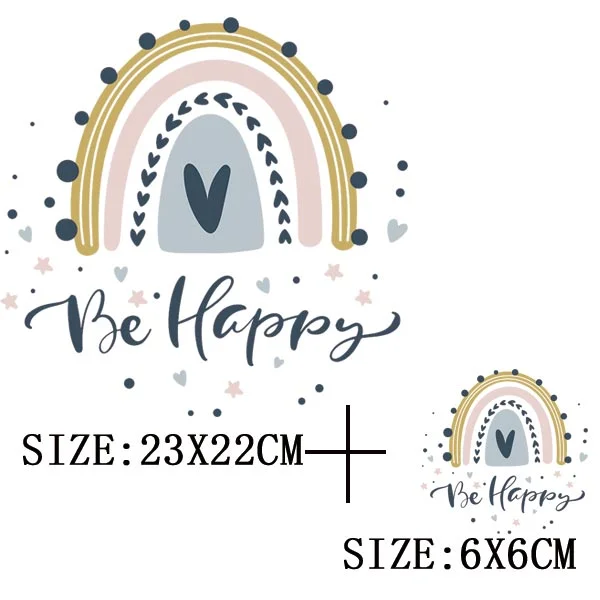 Beautiful Teachers Stickers DIY Washable Iron On Transfer For Clothing Unique Design Thermoadhesivos Patches On Clothes Applique