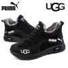 PUMA&UGG 2024 nowe damskie, ciepłe śniegowce z kaszmiru