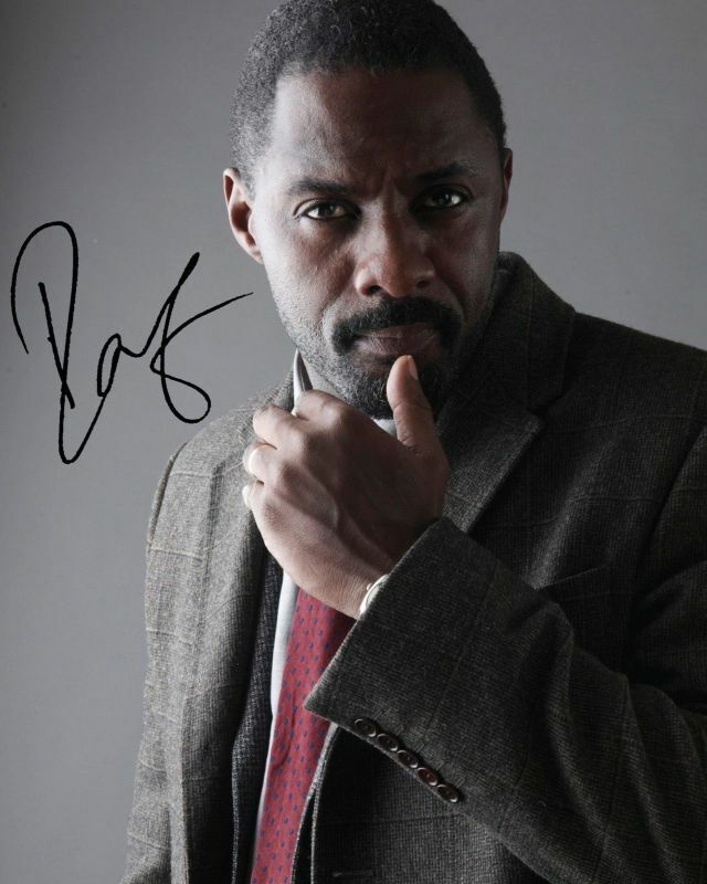 Idris Elba - Luther Autograph Signed Photo Poster painting Print