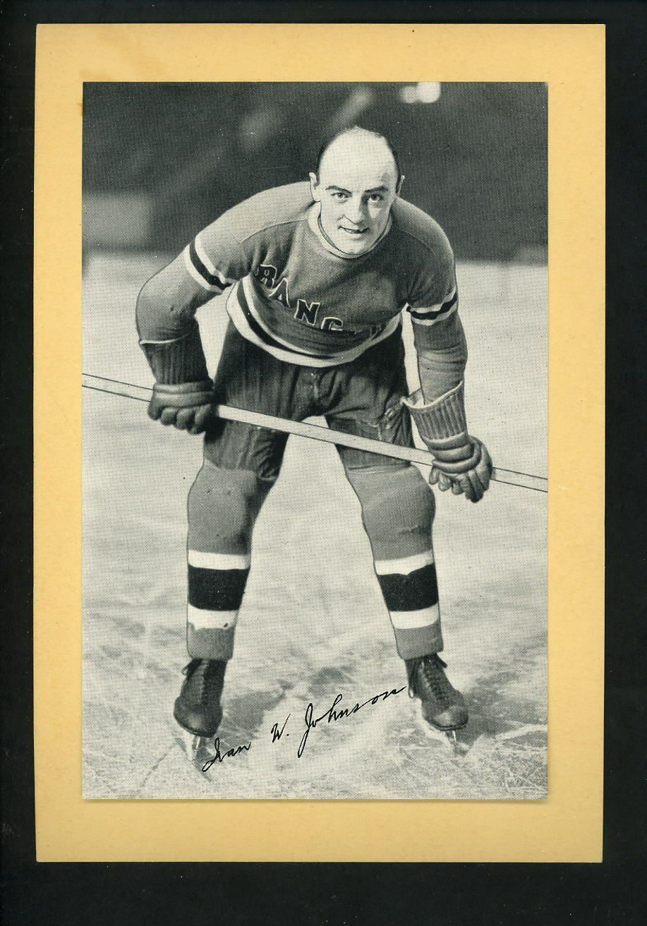 # 279 Ching Johnson 1934-44 Beehive Group 1 Photo Poster paintings New York Rangers