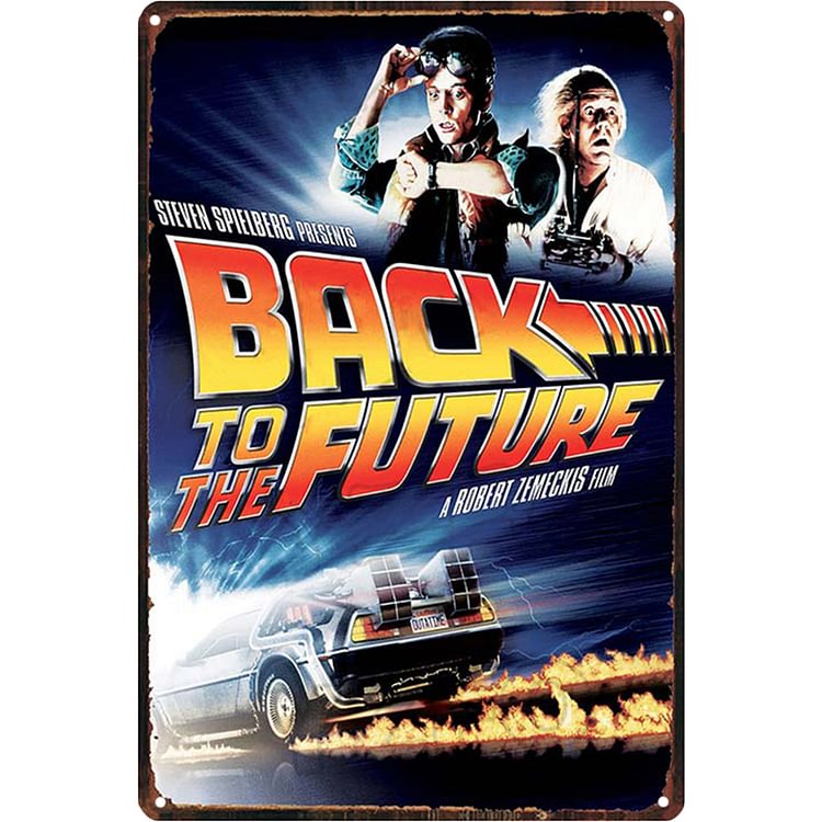 【20*30cm/30*40cm】Back To The Future - Vintage Tin Signs/Wooden Signs