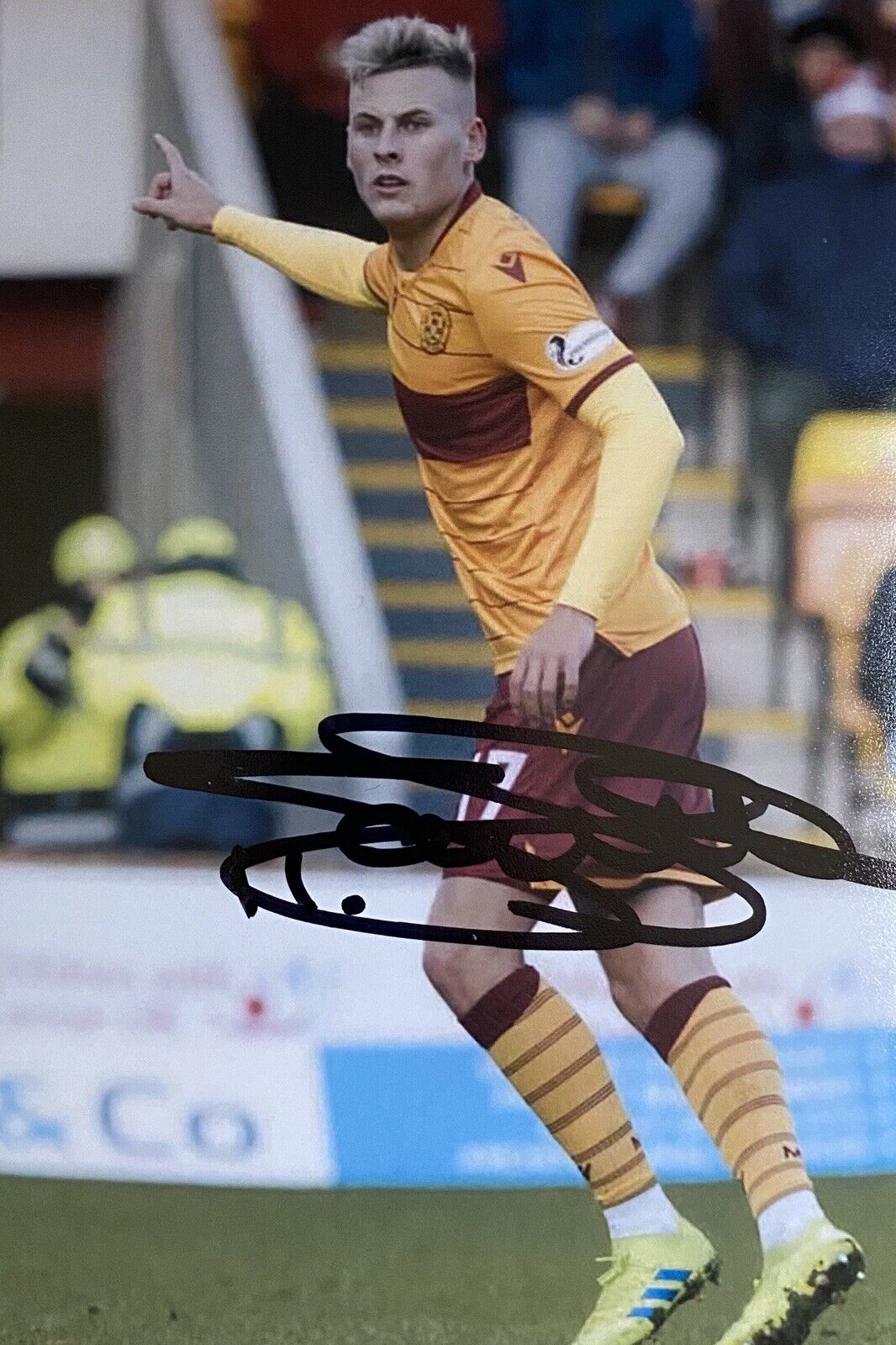 James Scott Genuine Hand Signed Motherwell 6X4 Photo Poster painting 2