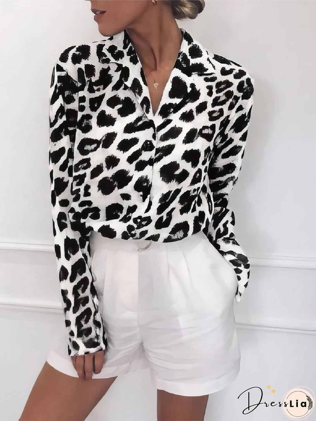 Leopard Print Blouse