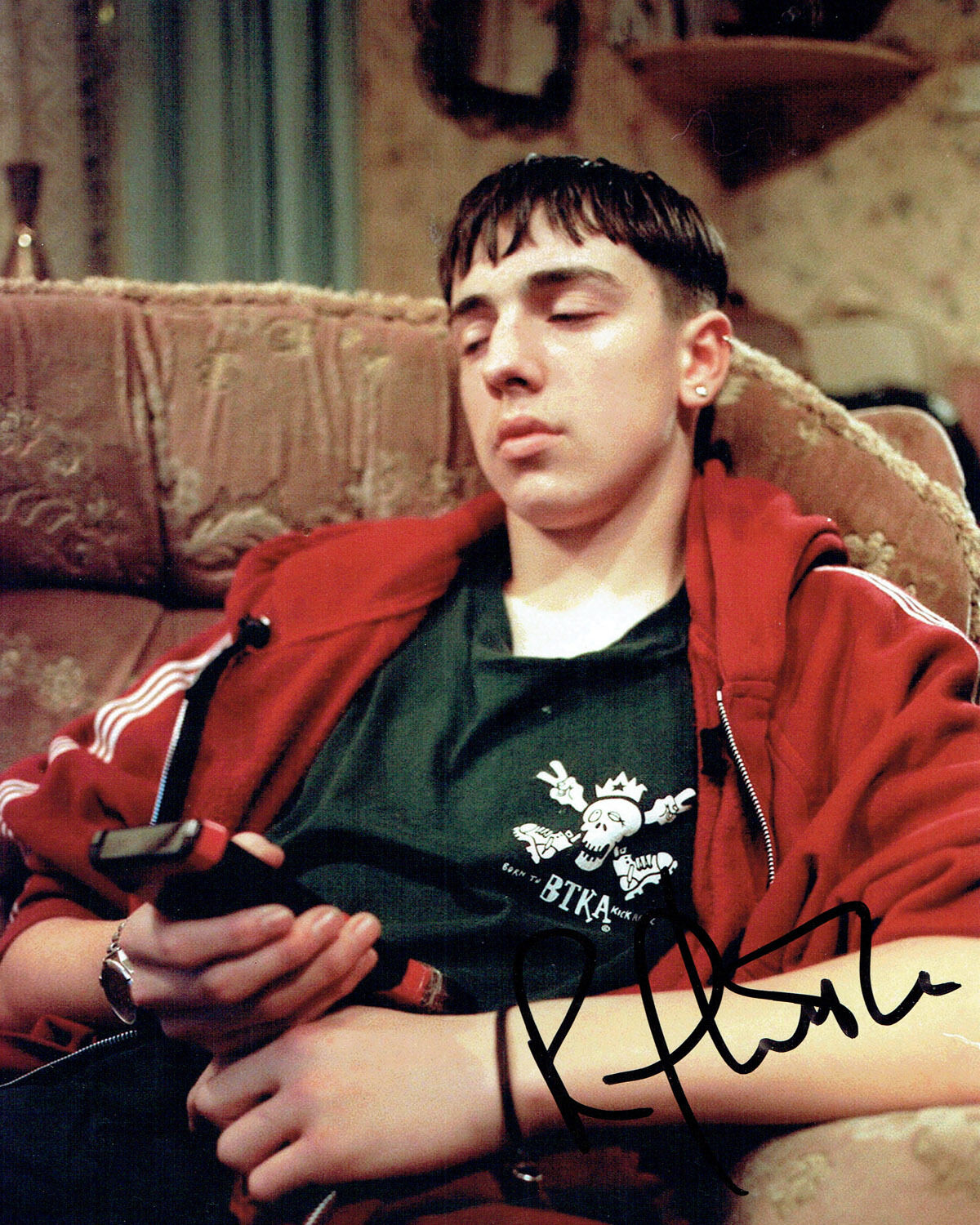 Ralf LITTLE SIGNED Autograph 10x8 Photo Poster painting AFTAL COA The Royle Family